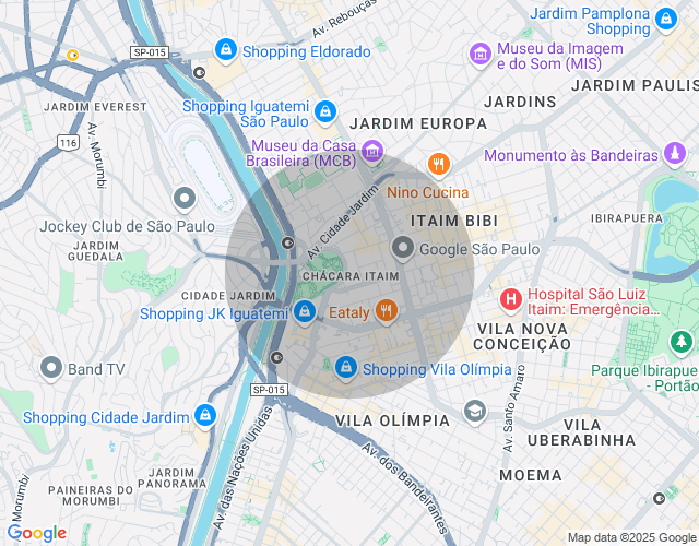 Imóvel no mapa