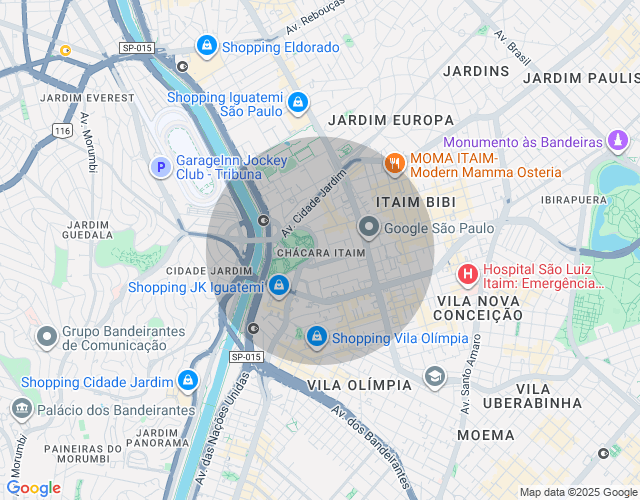 Imóvel no mapa