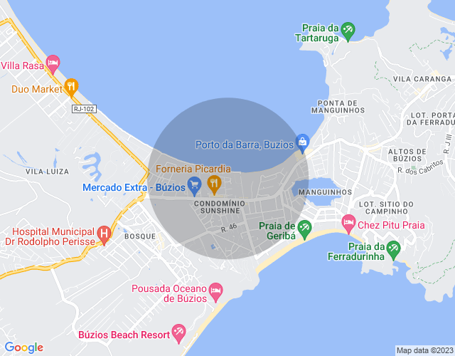 Imóvel no mapa