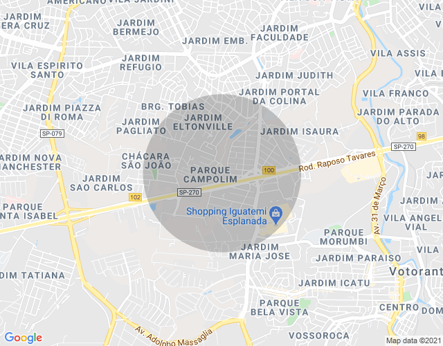 Imóvel no mapa