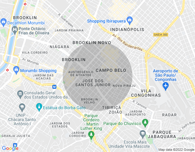 Imóvel no mapa