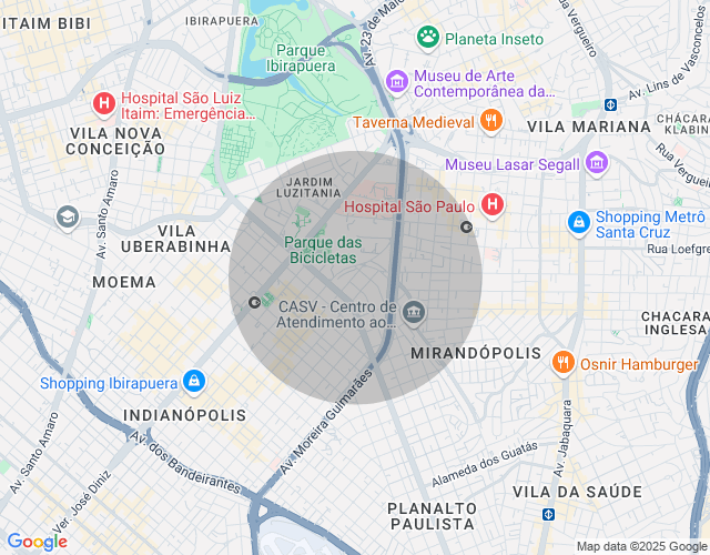 Imóvel no mapa