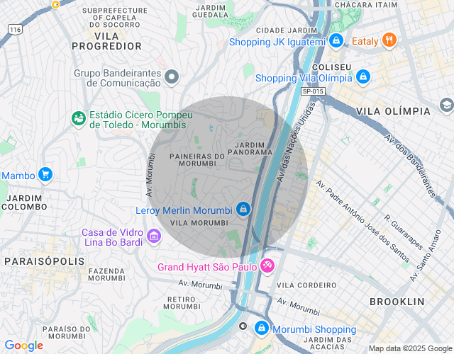 Imóvel no mapa