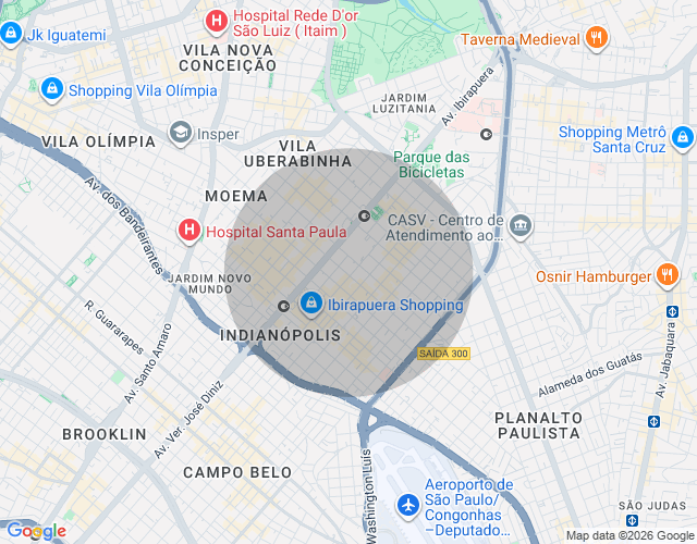Imóvel no mapa