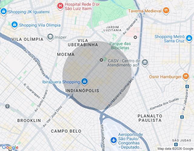 Imóvel no mapa