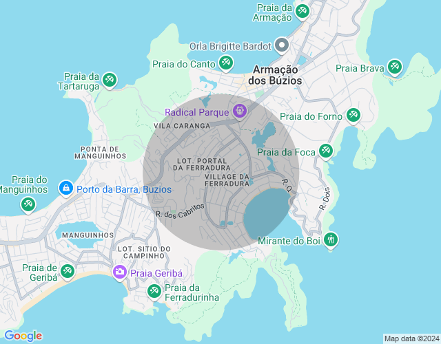 Imóvel no mapa