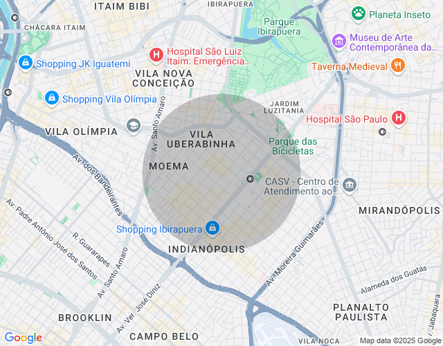 Imóvel no mapa