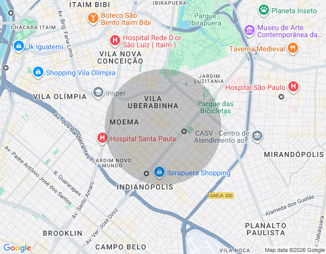Imóvel no mapa