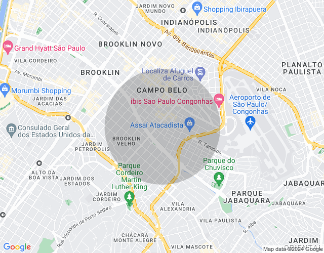 Imóvel no mapa