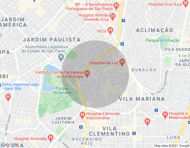 Imóvel no mapa
