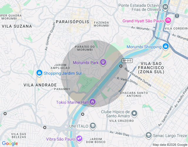 Imóvel no mapa