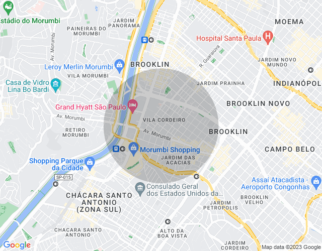 Imóvel no mapa