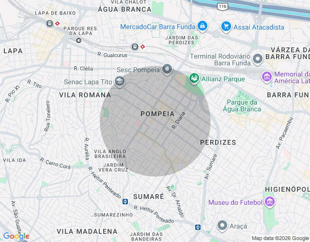 Imóvel no mapa