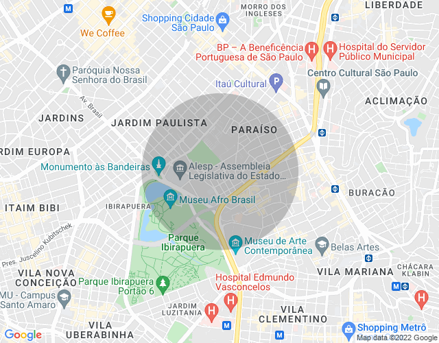Imóvel no mapa