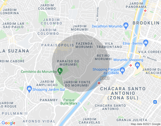 Imóvel no mapa