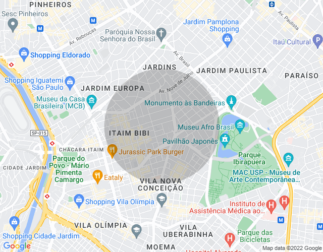 Imóvel no mapa