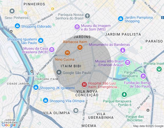 Imóvel no mapa