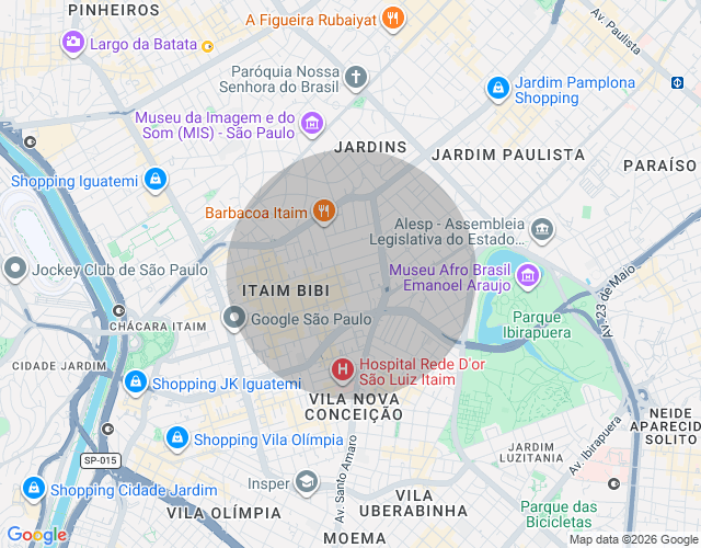 Imóvel no mapa