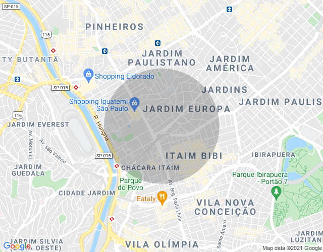 Imóvel no mapa