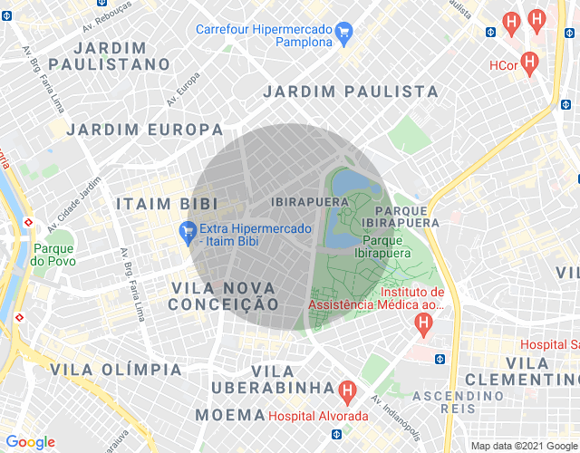 Imóvel no mapa