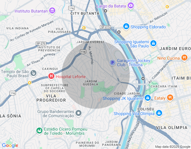 Imóvel no mapa