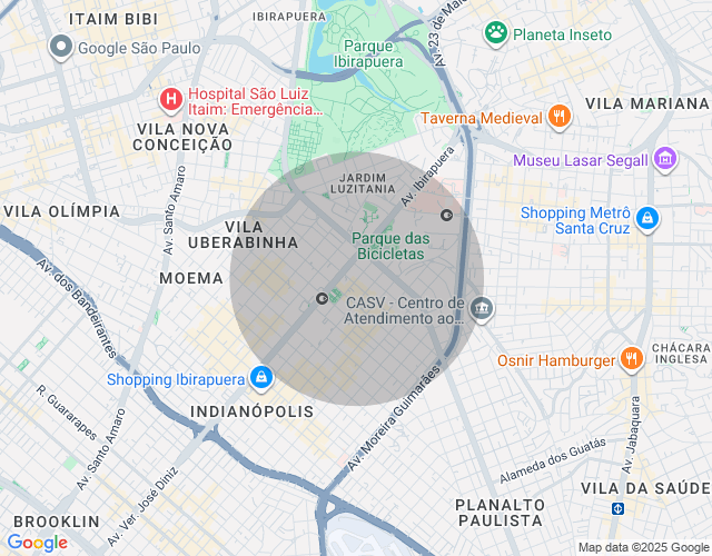 Imóvel no mapa