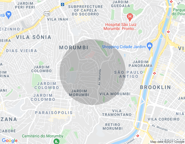Imóvel no mapa