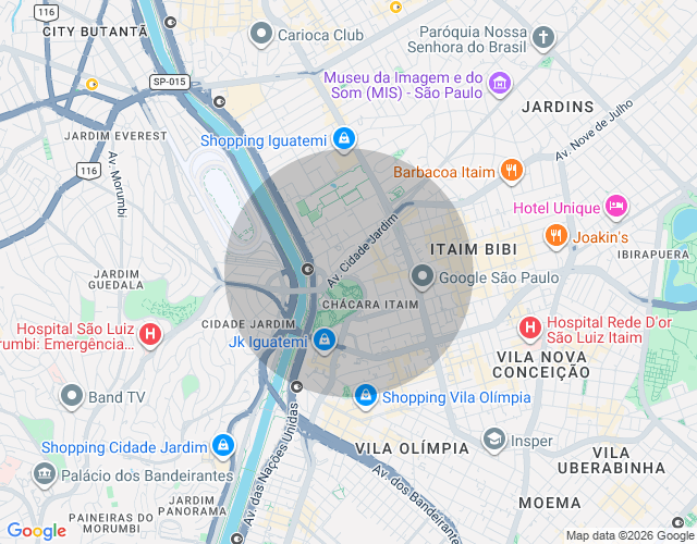 Imóvel no mapa