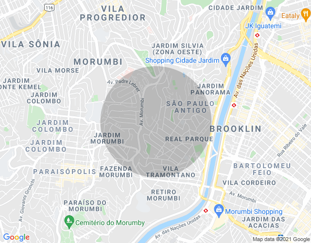 Imóvel no mapa