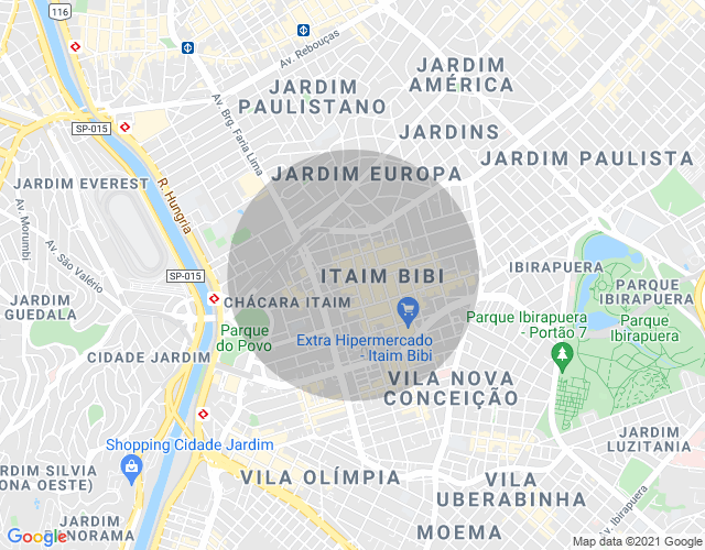 Imóvel no mapa