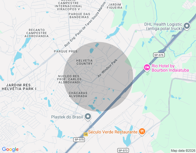 Imóvel no mapa