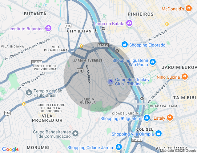 Imóvel no mapa
