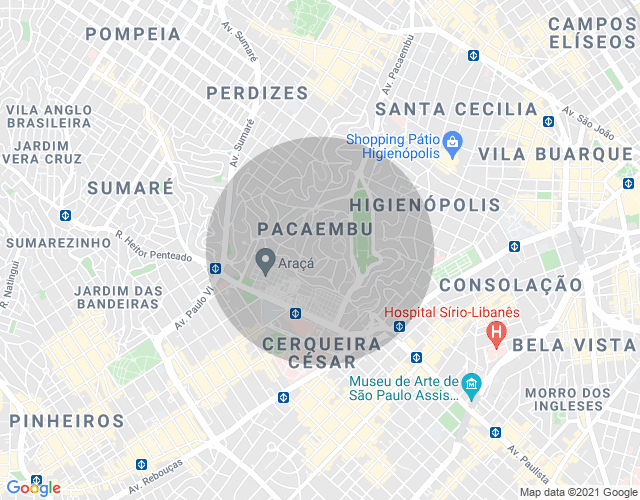 Imóvel no mapa