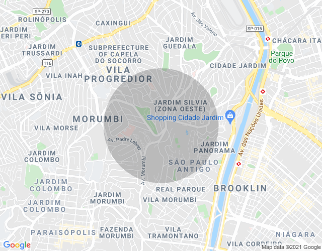 Imóvel no mapa