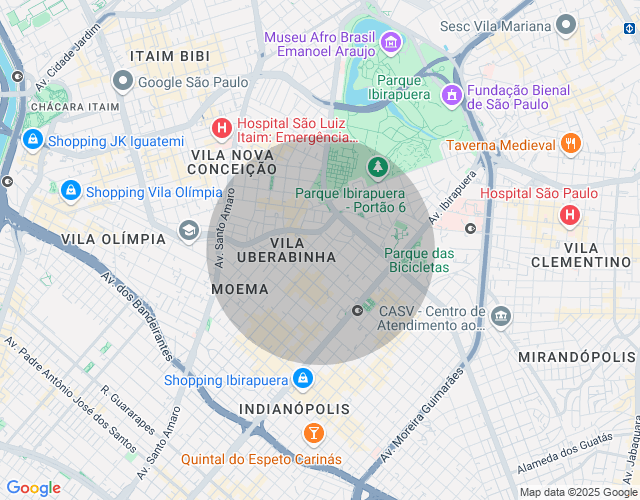 Imóvel no mapa