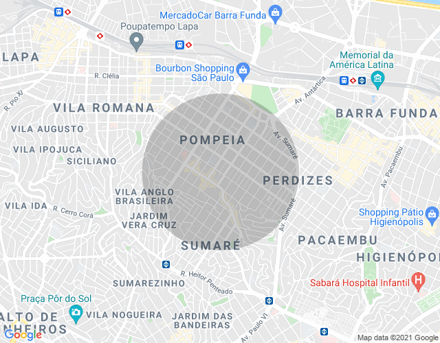 Imóvel no mapa