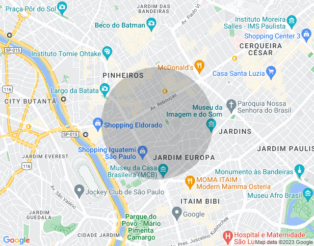 Imóvel no mapa