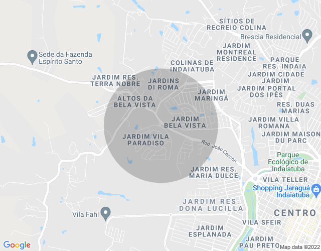 Imóvel no mapa