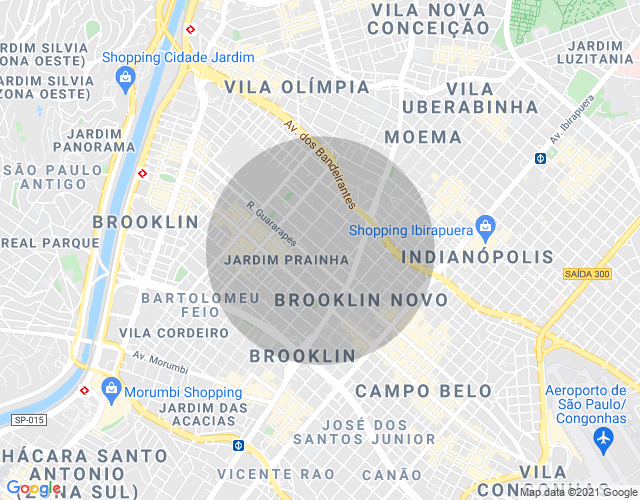 Imóvel no mapa