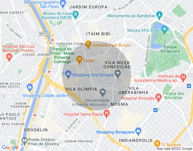 Imóvel no mapa