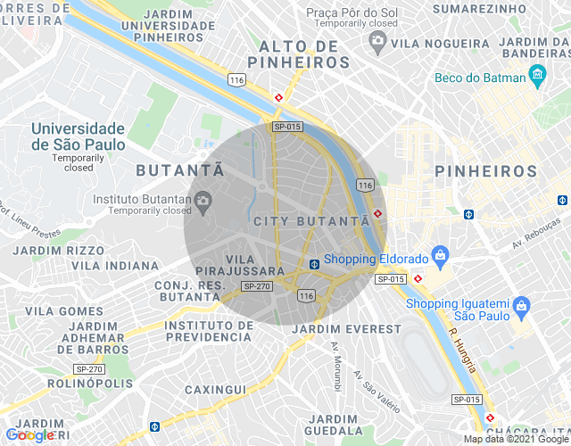 Imóvel no mapa