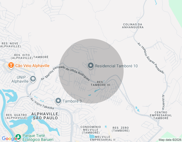 Imóvel no mapa