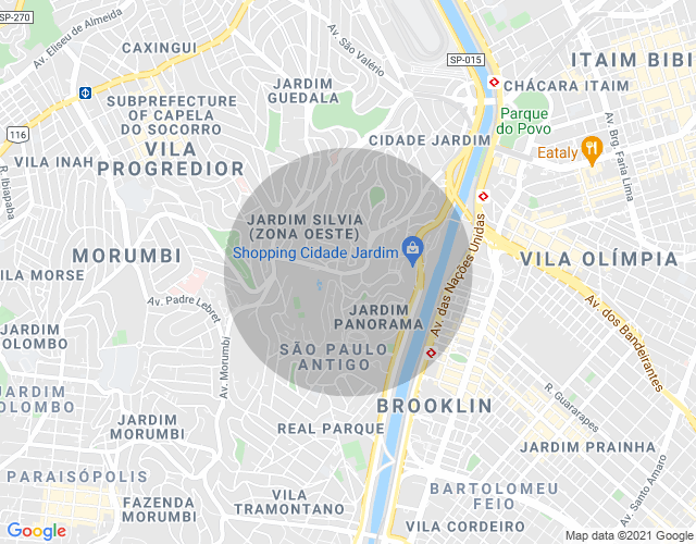 Imóvel no mapa