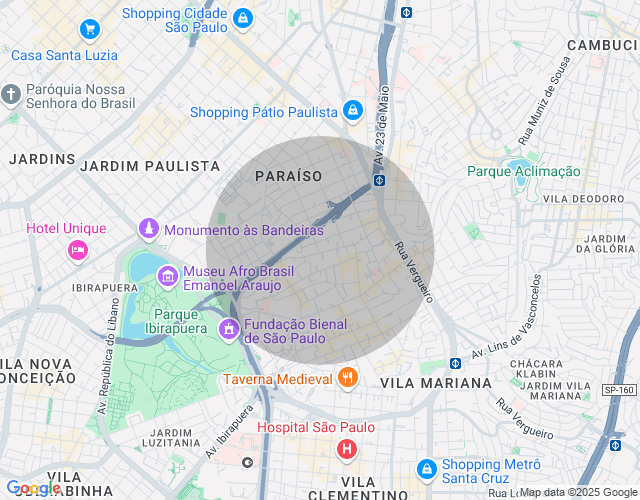 Imóvel no mapa