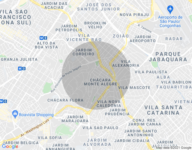 Imóvel no mapa