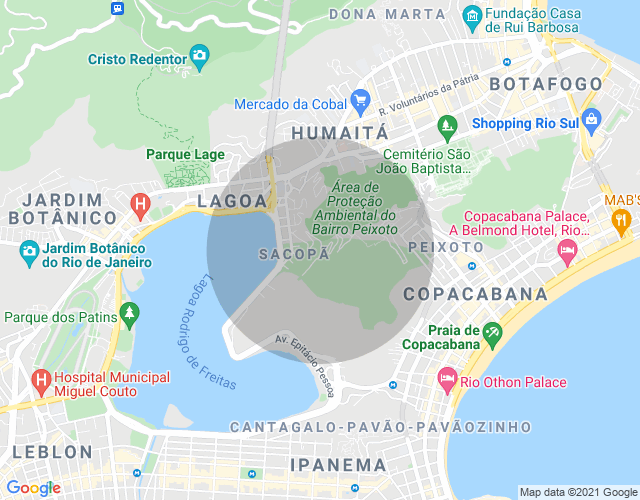 Imóvel no mapa