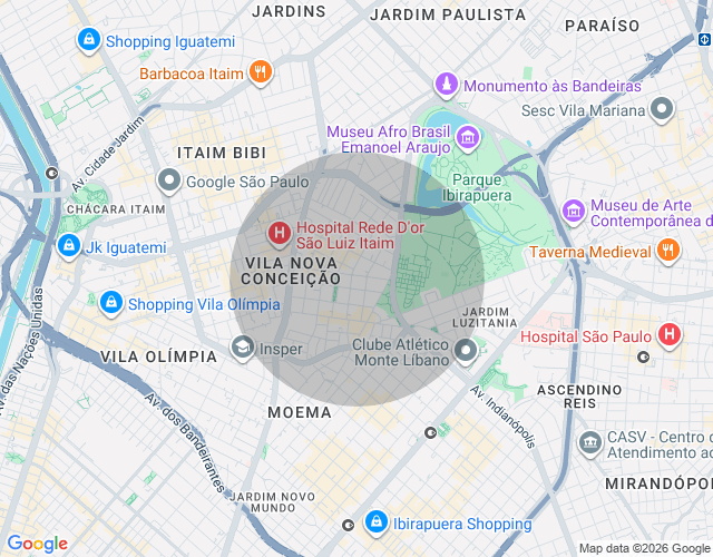Imóvel no mapa