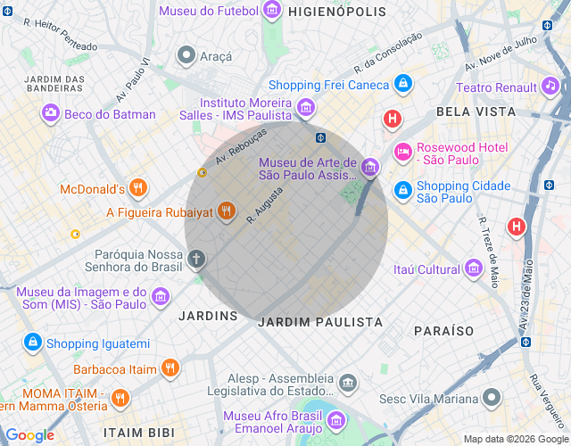Imóvel no mapa