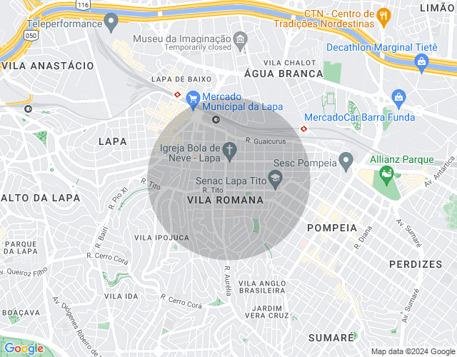 Imóvel no mapa