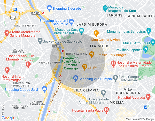 Imóvel no mapa